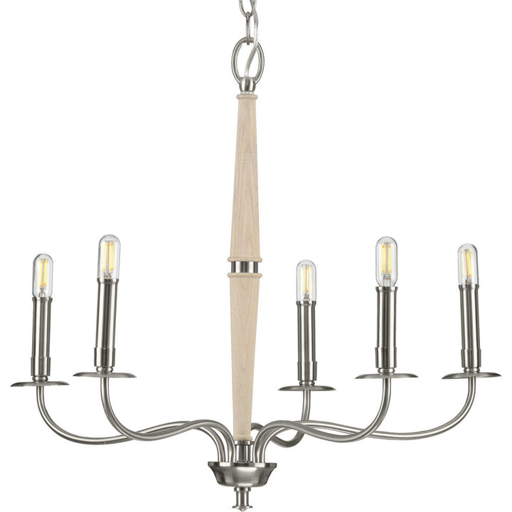 Progress Durrell P400199-009 Chandelier Light - Brushed Nickel
