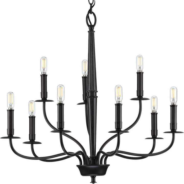 Progress Durrell P400200-031 Chandelier Light - Matte Black