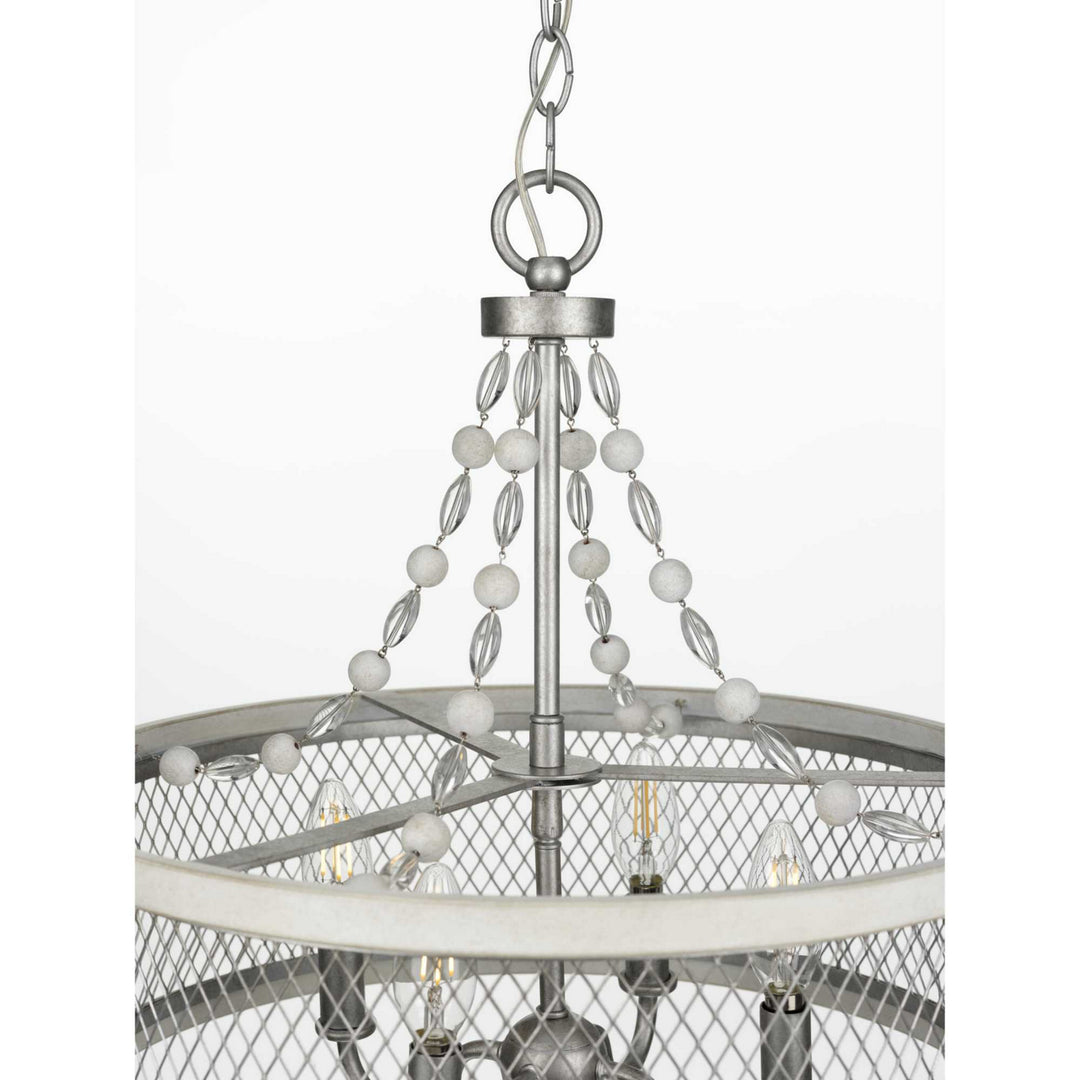 Progress Austelle P400204-141 Chandelier Light - Galvanized Finish