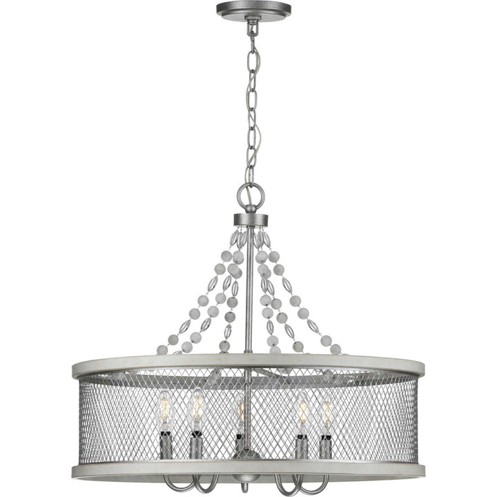 Progress Austelle P400205-141 Chandelier Light - Galvanized Finish
