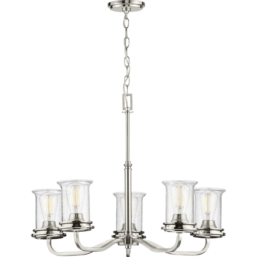 Progress Winslett P400206-009 Chandelier Light - Brushed Nickel