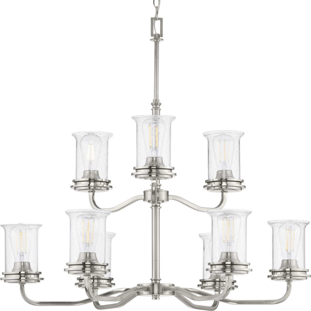 Progress Winslett P400208-009 Chandelier Light - Brushed Nickel