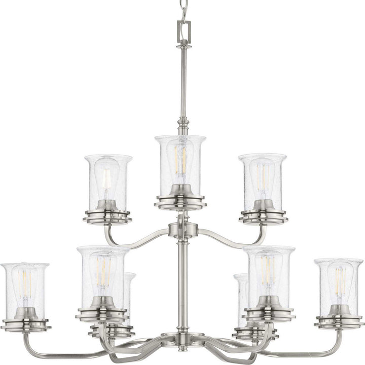 Progress Winslett P400208-009 Chandelier Light - Brushed Nickel