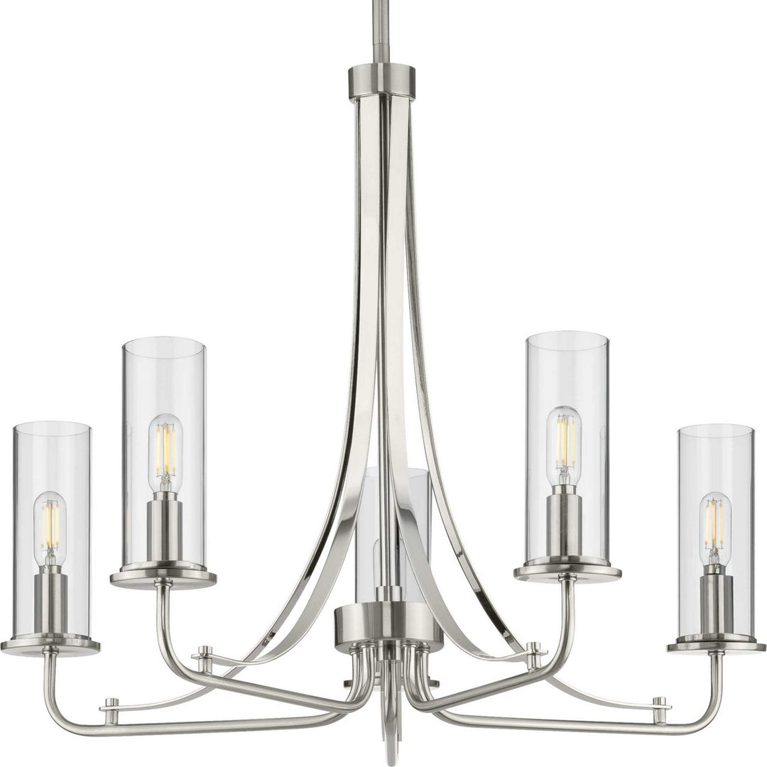 Progress Riley P400209-009 Chandelier Light - Brushed Nickel