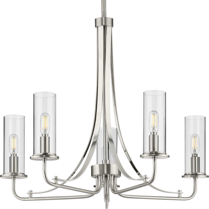 Progress Riley P400209-009 Chandelier Light - Brushed Nickel