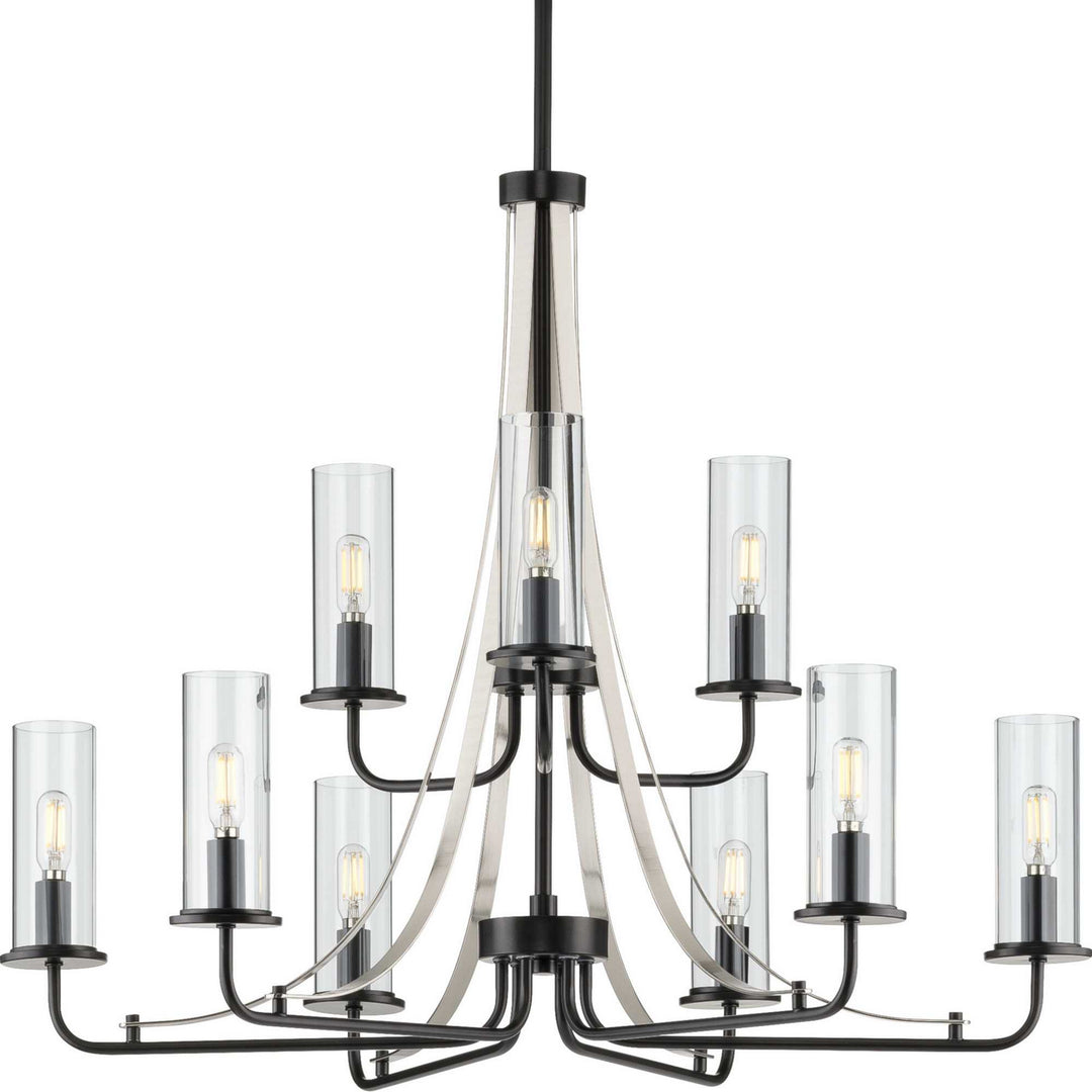 Progress Riley P400210-031 Chandelier Light - Black