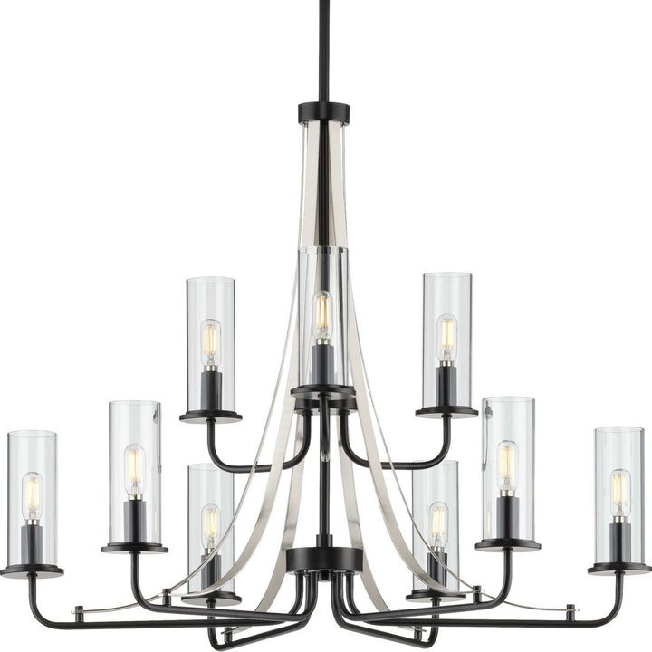 Progress Riley P400210-031 Chandelier Light - Black