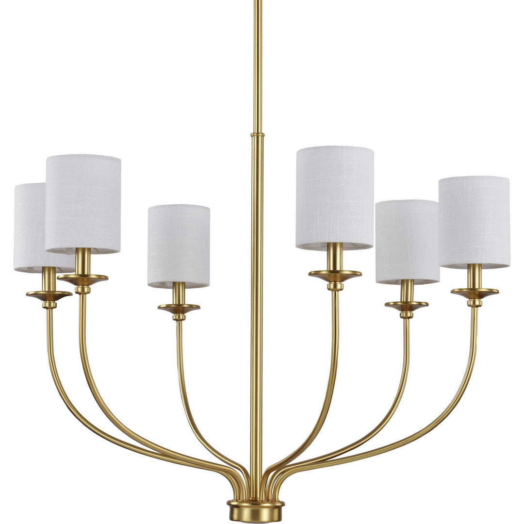 Progress Bonita P400227-012 Chandelier Light - Satin Brass