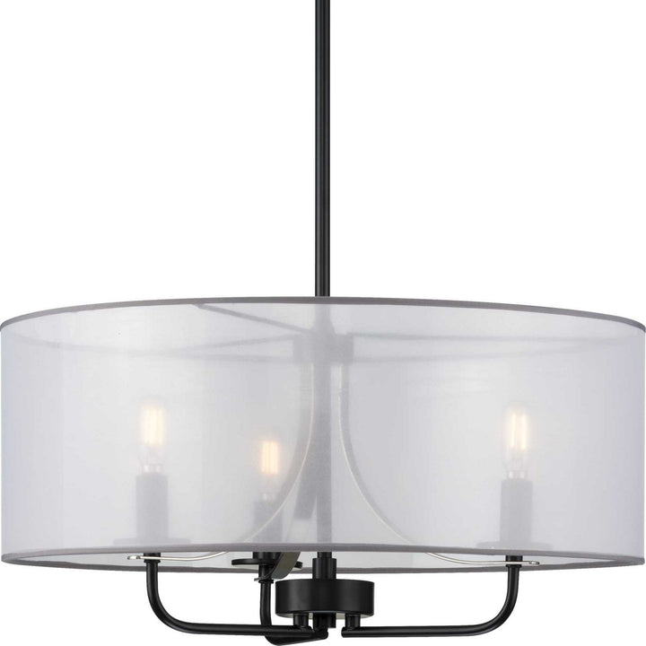 Progress Riley P500243-031 Chandelier Light - Black