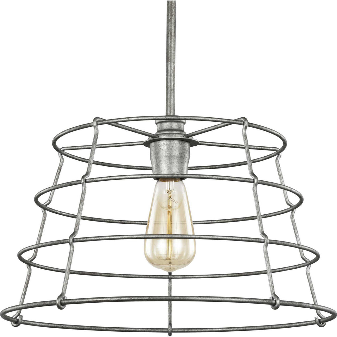 Progress Chambers P500282-141 Pendant Light - Galvanized Finish