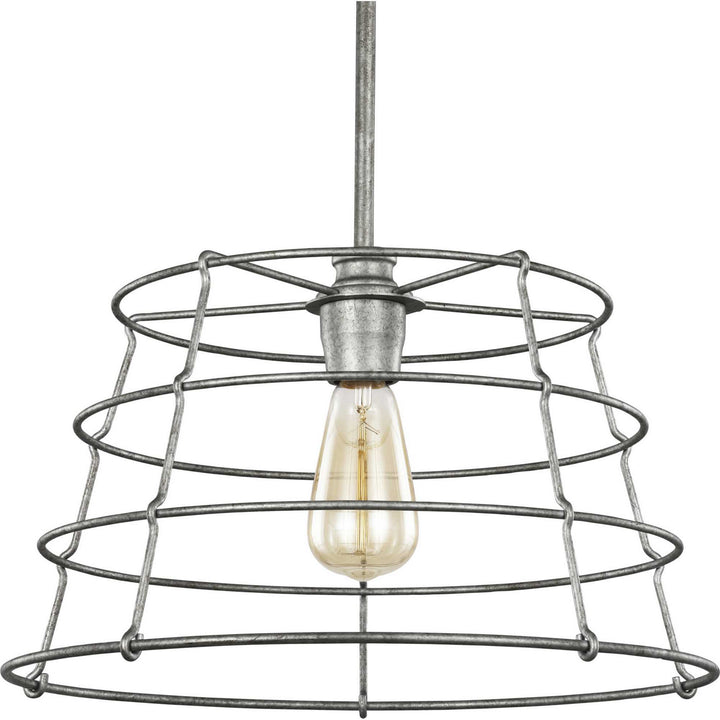 Progress Chambers P500282-141 Pendant Light - Galvanized Finish
