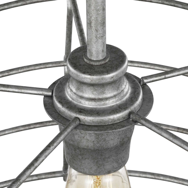 Progress Chambers P500282-141 Pendant Light - Galvanized Finish