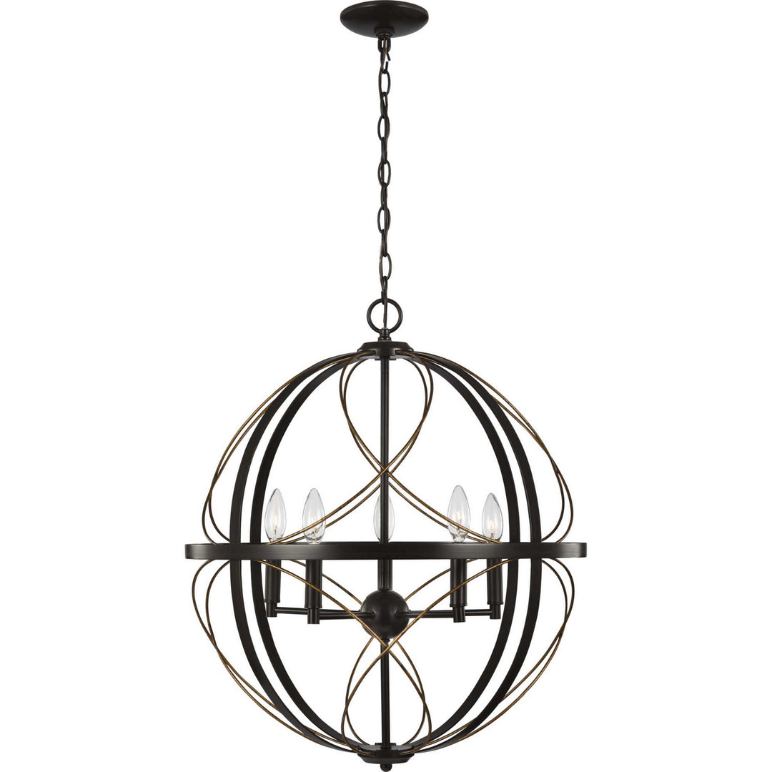 Progress Brandywine P500287-020 Chandelier Light - Antique Bronze