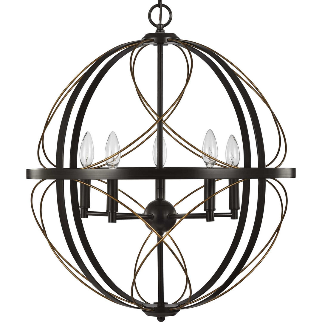Progress Brandywine P500287-020 Chandelier Light - Antique Bronze