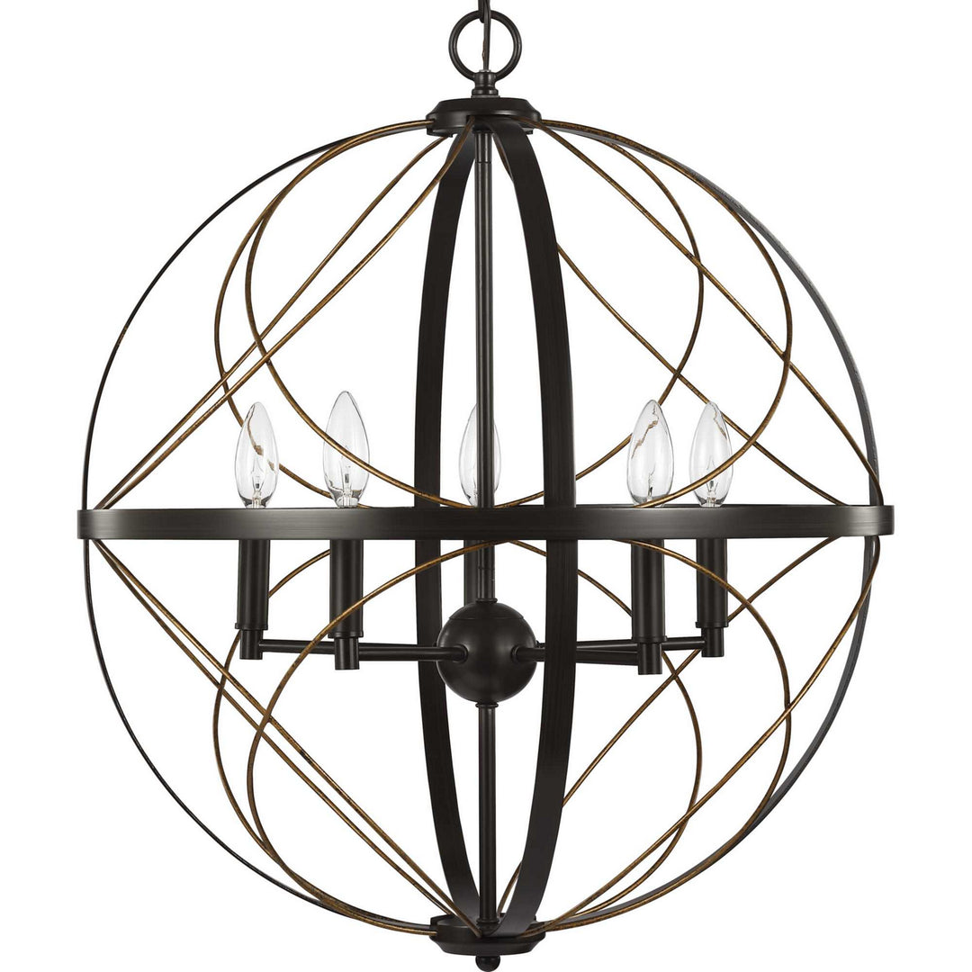 Progress Brandywine P500287-020 Chandelier Light - Antique Bronze