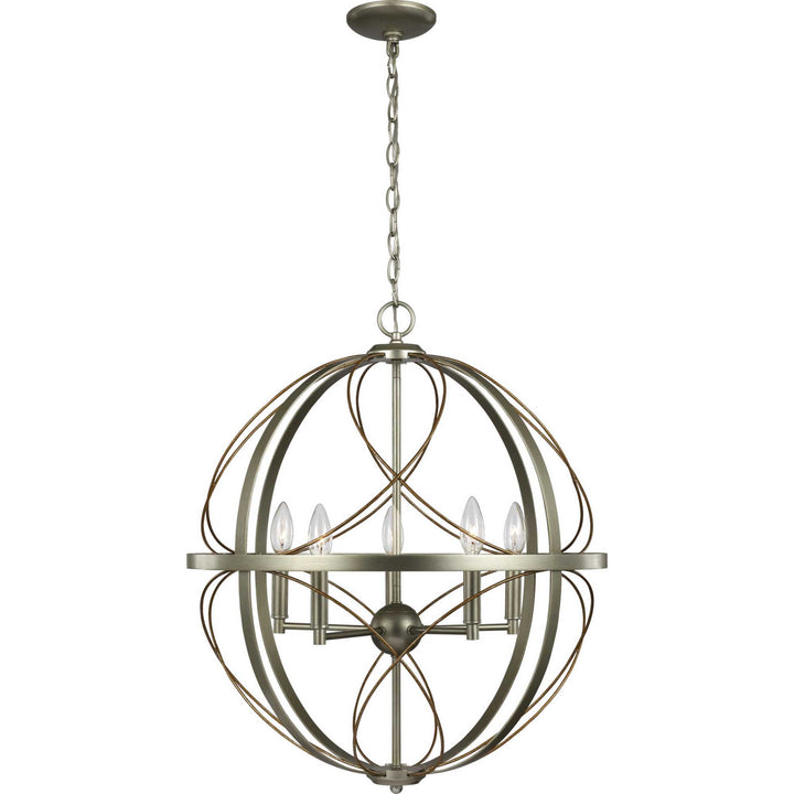 Progress Brandywine P500287-134 Chandelier Light - Silver Ridge