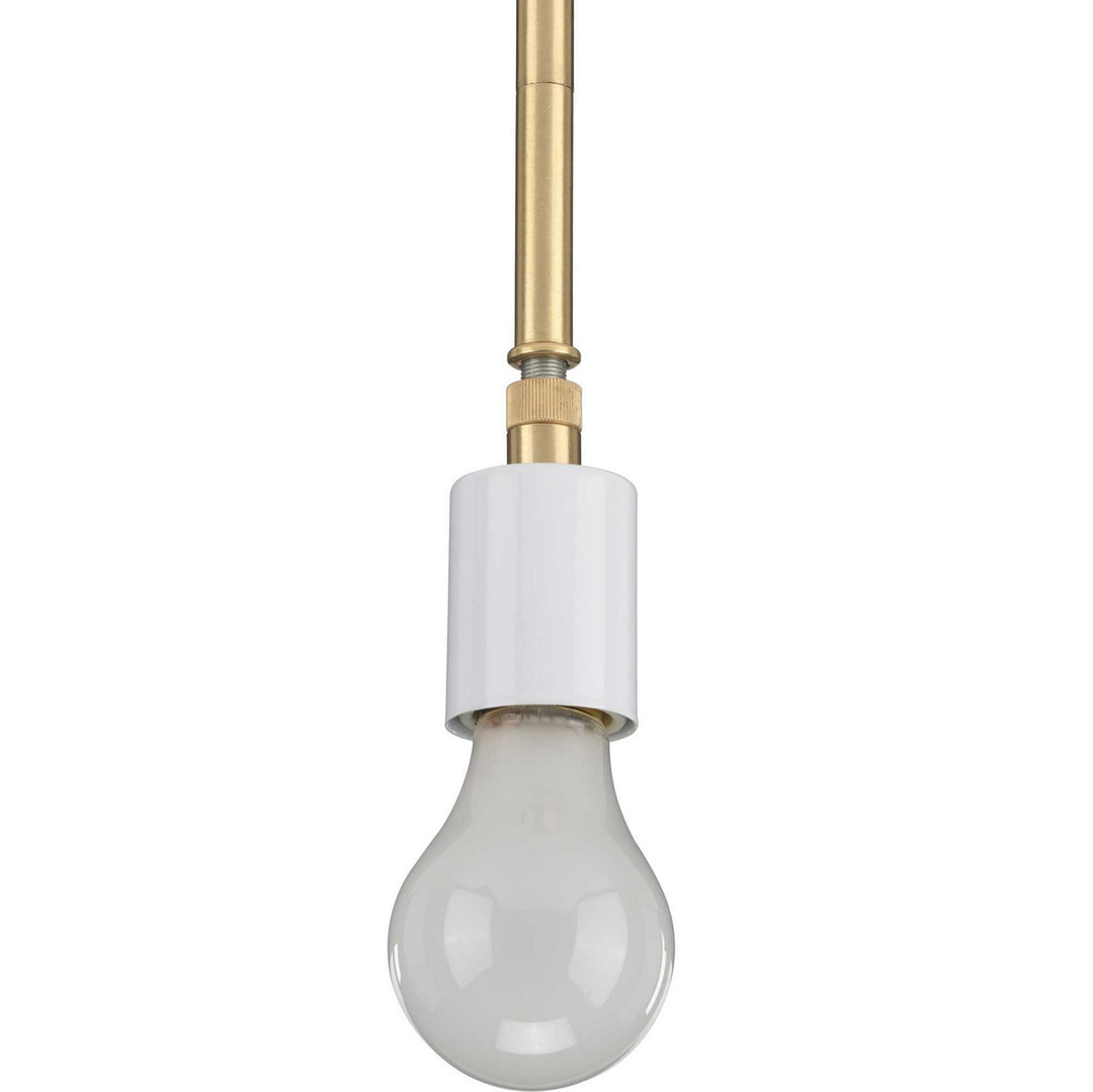 Progress Lighting P5198-12 Markor One Light Pendant Utility Light Brass