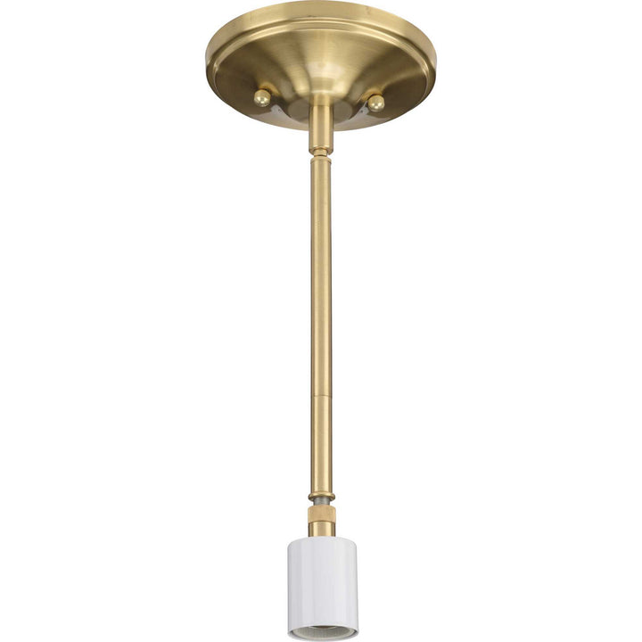 Progress Lighting P5198-12 Markor One Light Pendant Utility Light Brass