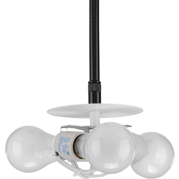 Progress Lighting P5199-31 Markor Three Light Pendant Utility Light Black
