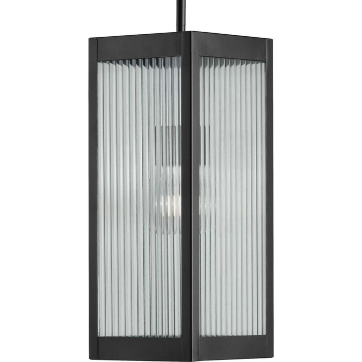 Progress Lighting P550047-031 Felton One Light Hanging Lantern Outdoor Black