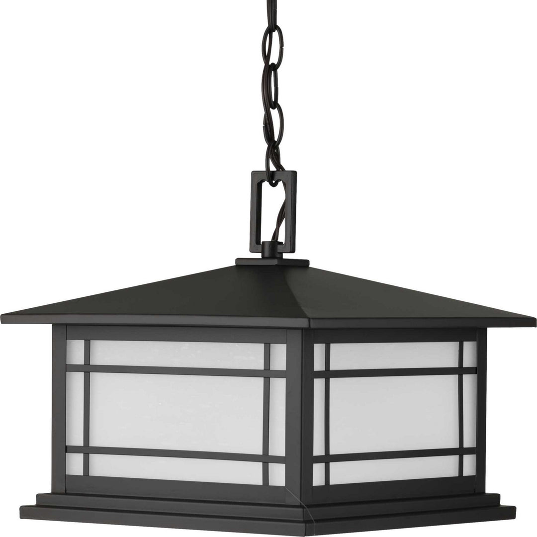 Progress Lighting P550055-020 Oakcliff One Light Hanging Lantern Outdoor Bronze / Dark
