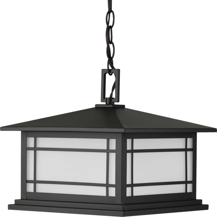 Progress Lighting P550055-020 Oakcliff One Light Hanging Lantern Outdoor Bronze / Dark