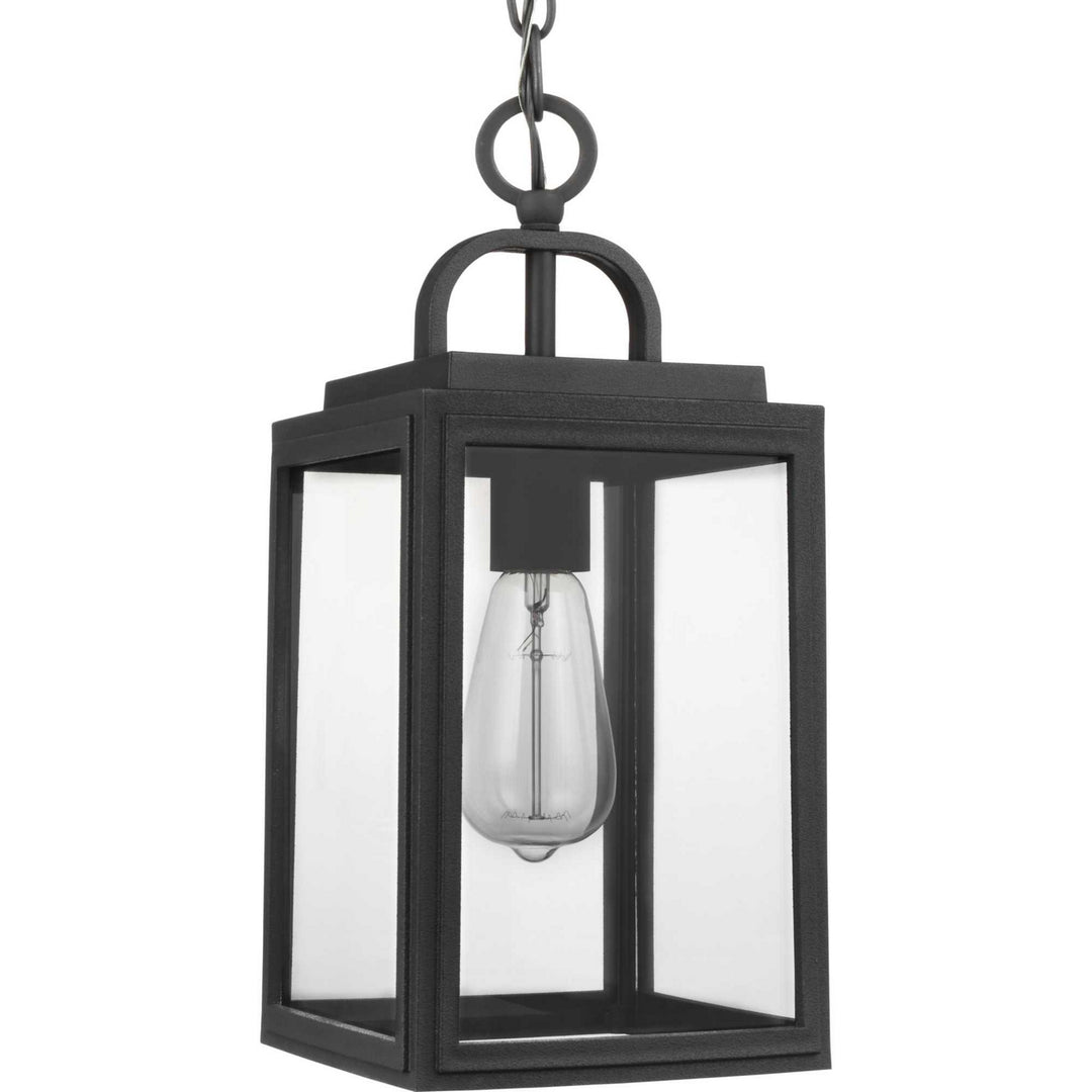 Progress Lighting P550064-031 Grandbury One Light Hanging Lantern Outdoor Black