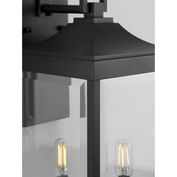Progress Lighting P560022-031 Gibbes Street Two Light Wall Lantern Outdoor Black