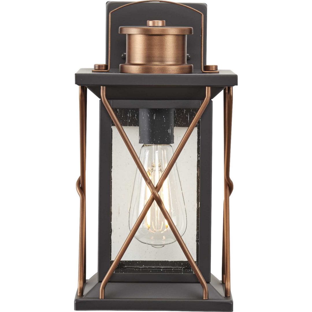 Progress Lighting P560156-020 Barlowe One Light Wall Lantern Outdoor Bronze / Dark