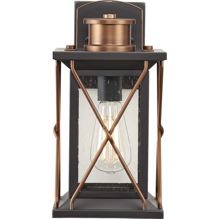 Progress Lighting P560156-020 Barlowe One Light Wall Lantern Outdoor Bronze / Dark