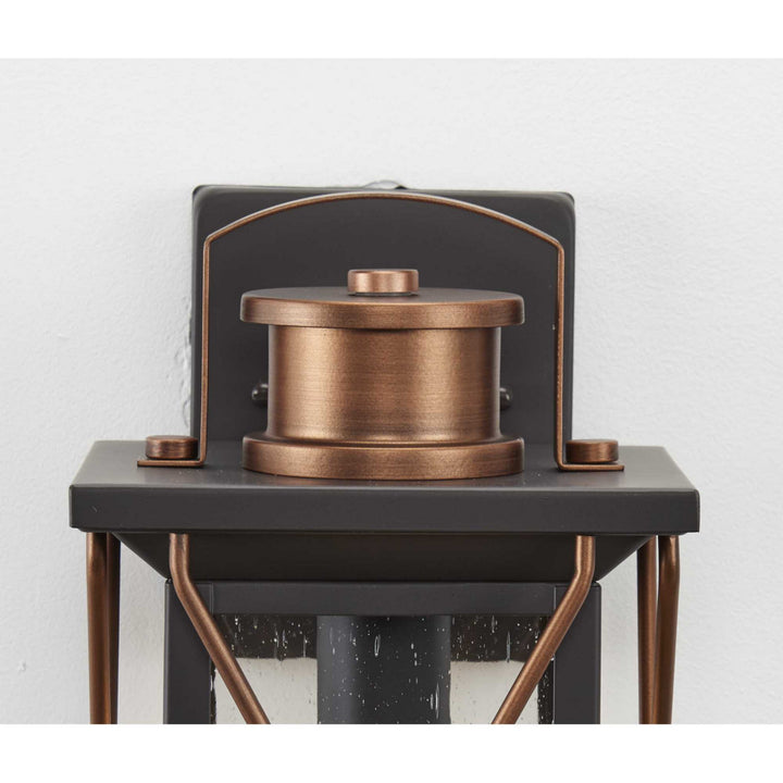 Progress Lighting P560156-020 Barlowe One Light Wall Lantern Outdoor Bronze / Dark