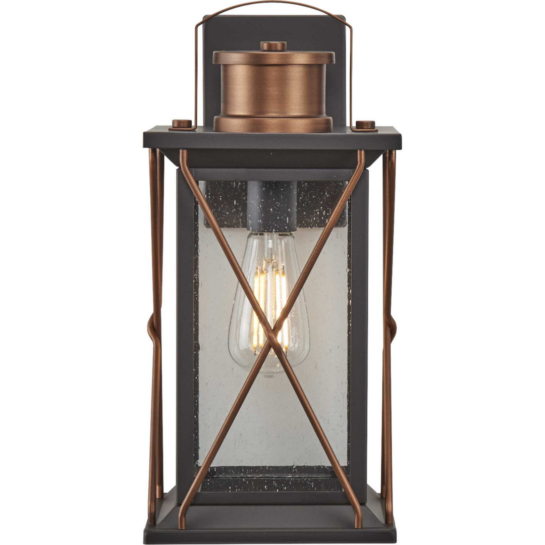 Progress Lighting P560157-020 Barlowe One Light Wall Lantern Outdoor Bronze / Dark
