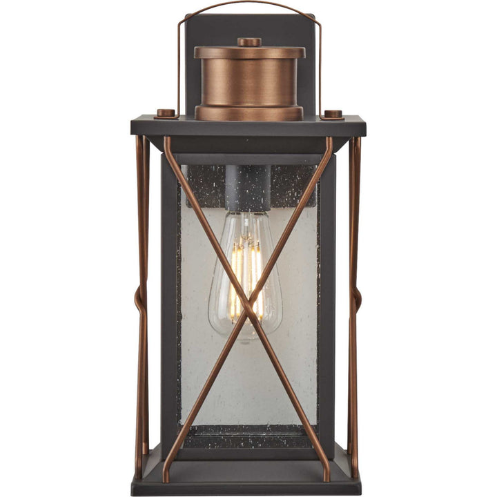 Progress Lighting P560157-020 Barlowe One Light Wall Lantern Outdoor Bronze / Dark