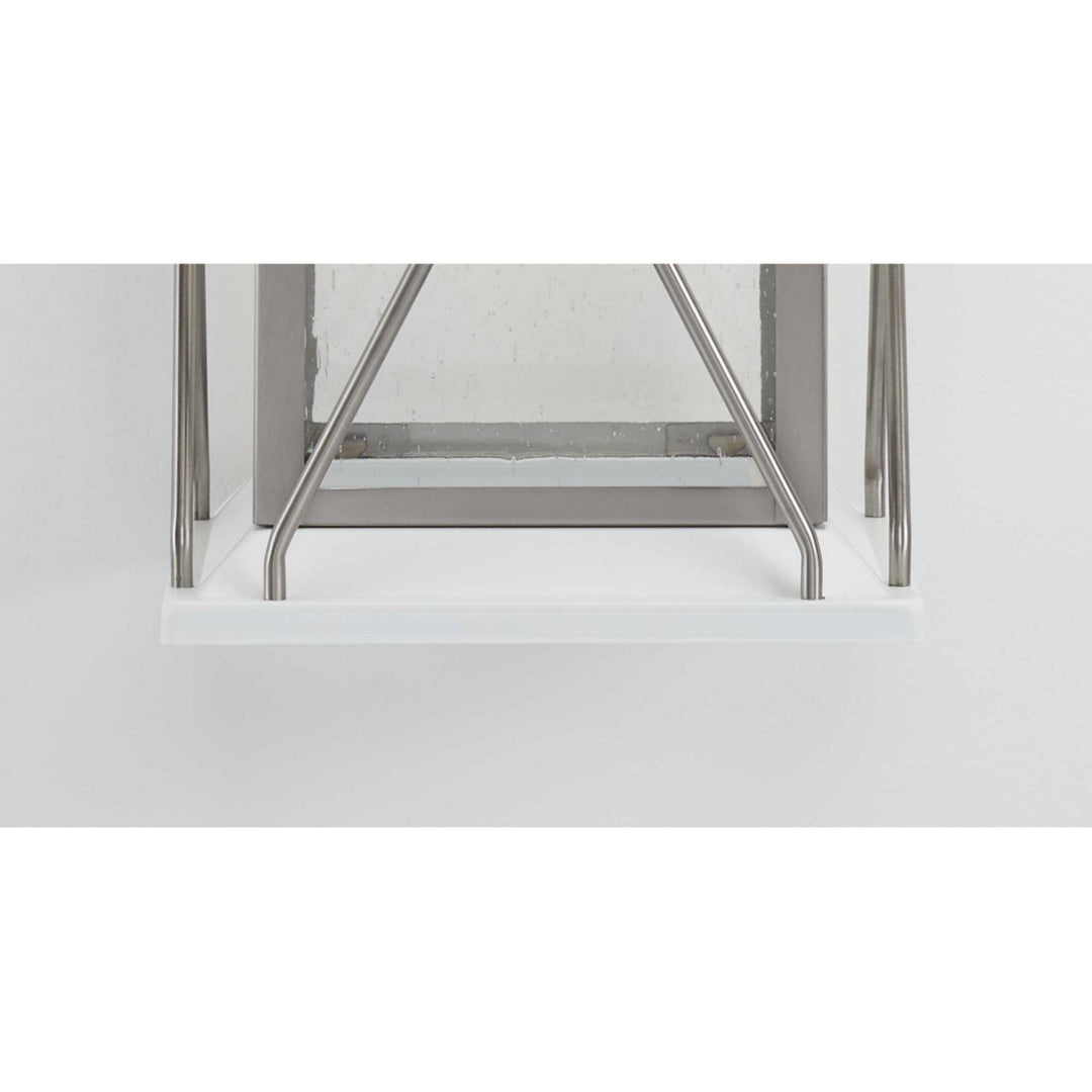 Progress Lighting P560157-135 Barlowe One Light Wall Lantern Outdoor Pewter, Nickel, Silver