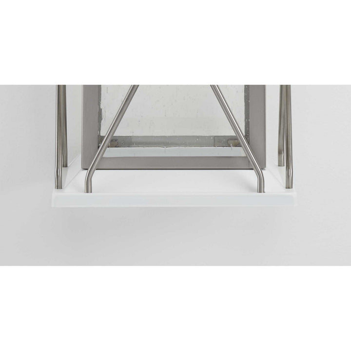 Progress Lighting P560157-135 Barlowe One Light Wall Lantern Outdoor Pewter, Nickel, Silver