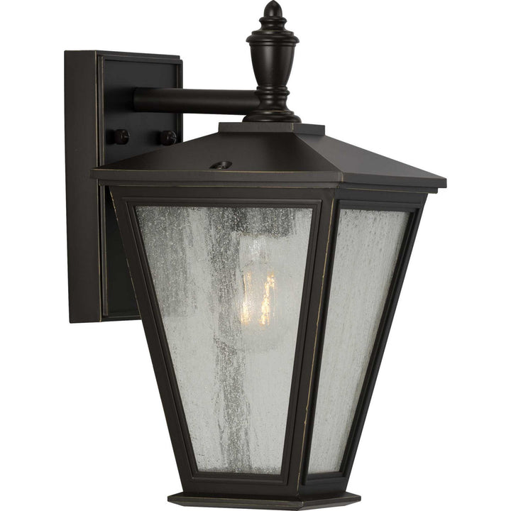 Progress Lighting P560166-020 Cardiff One Light Wall Lantern Outdoor Bronze / Dark