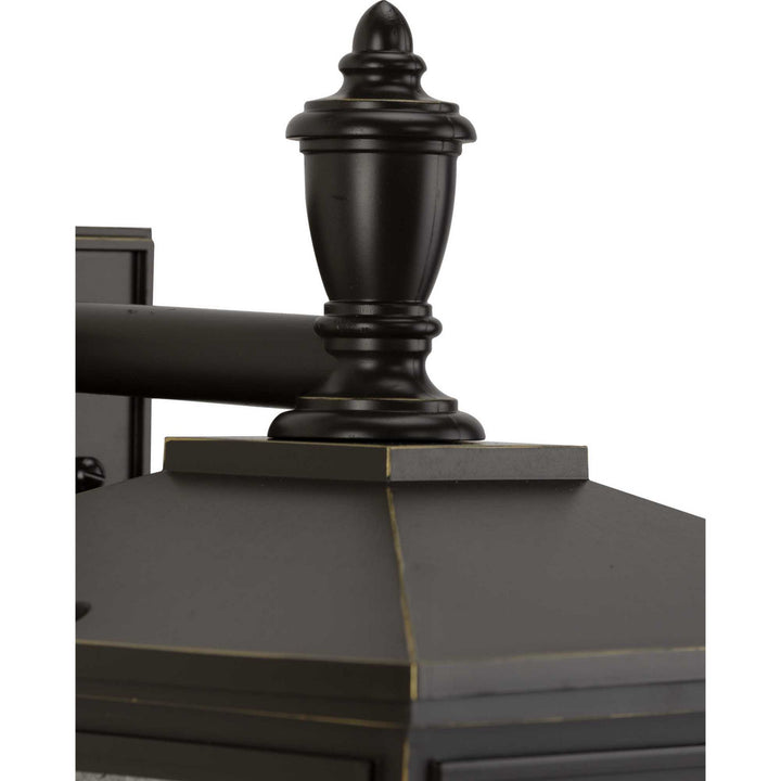 Progress Lighting P560167-020 Cardiff One Light Wall Lantern Outdoor Bronze / Dark