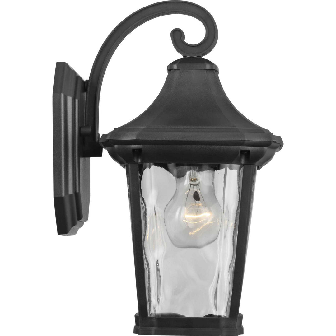 Progress Lighting P560171-031 Marquette One Light Wall Lantern Outdoor Black