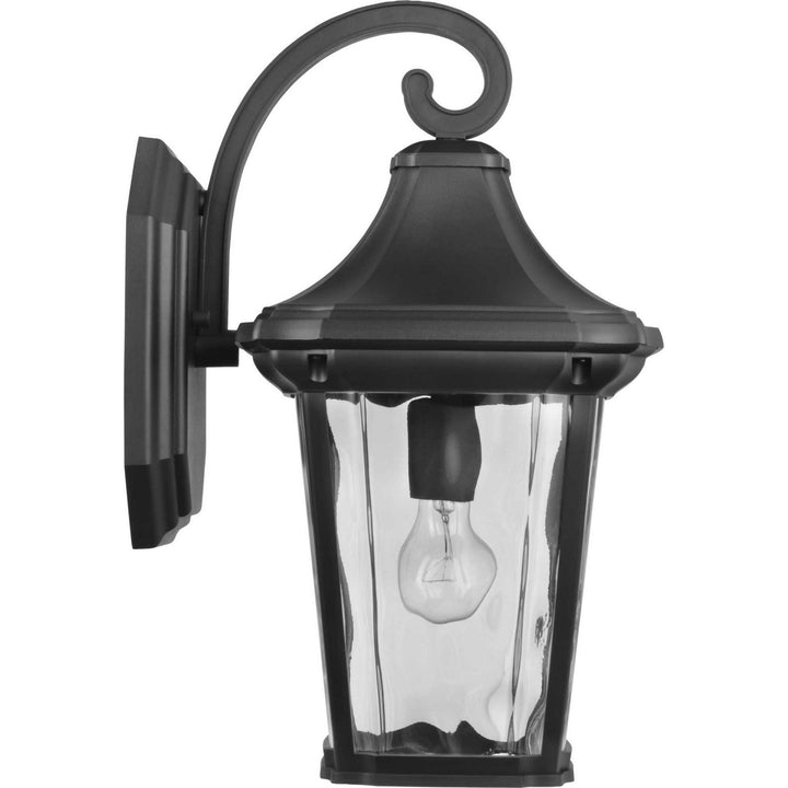 Progress Lighting P560173-031 Marquette One Light Wall Lantern Outdoor Black