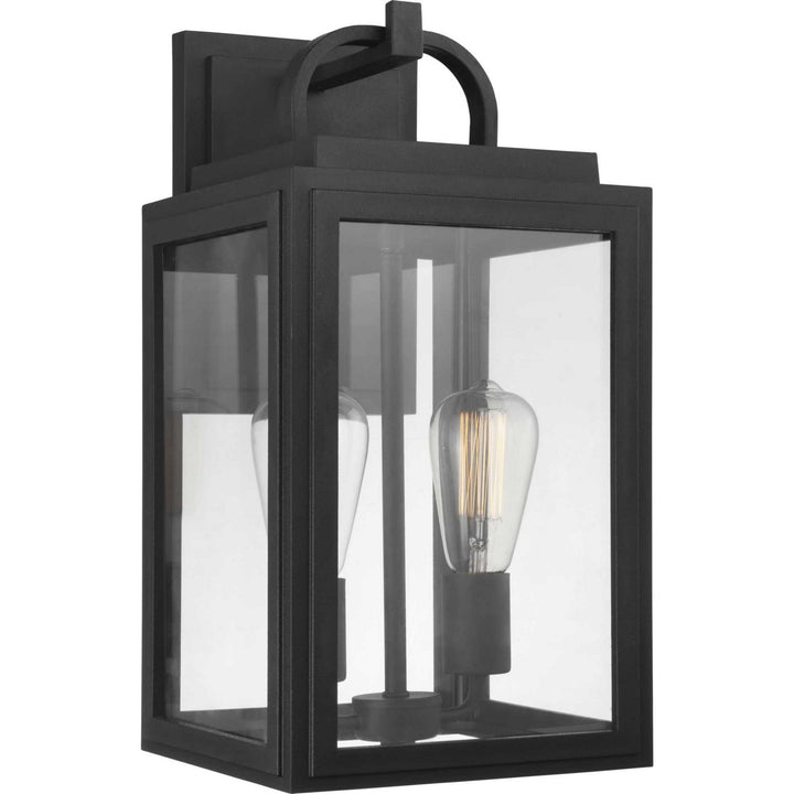 Progress Lighting P560176-031 Grandbury Two Light Wall Lantern Outdoor Black
