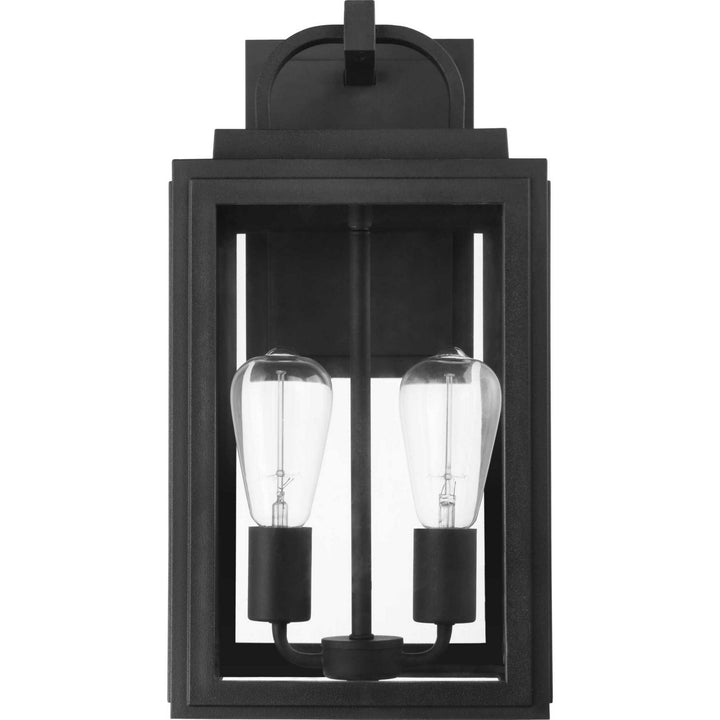 Progress Lighting P560176-031 Grandbury Two Light Wall Lantern Outdoor Black