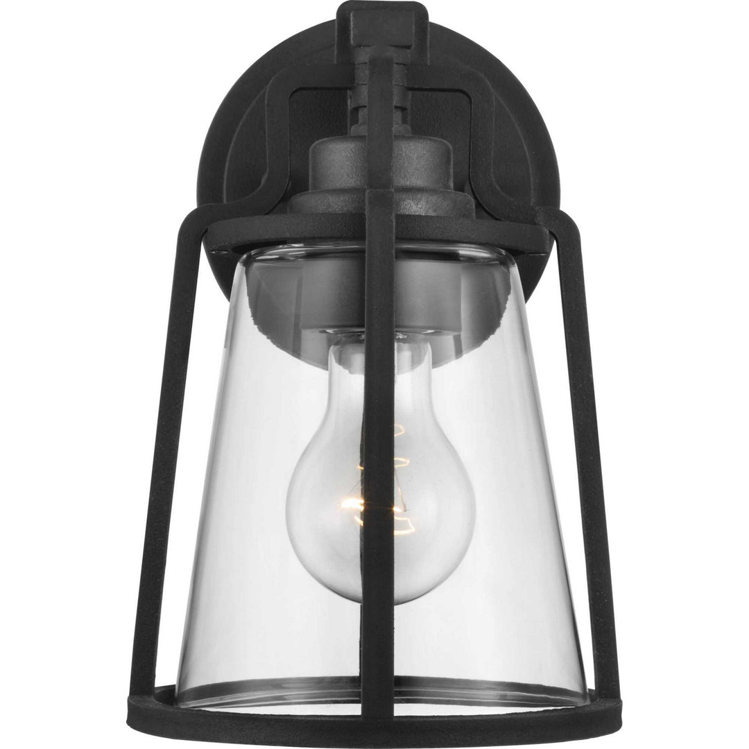 Progress Lighting P560177-031 Benton Harbor One Light Wall Lantern Outdoor Black