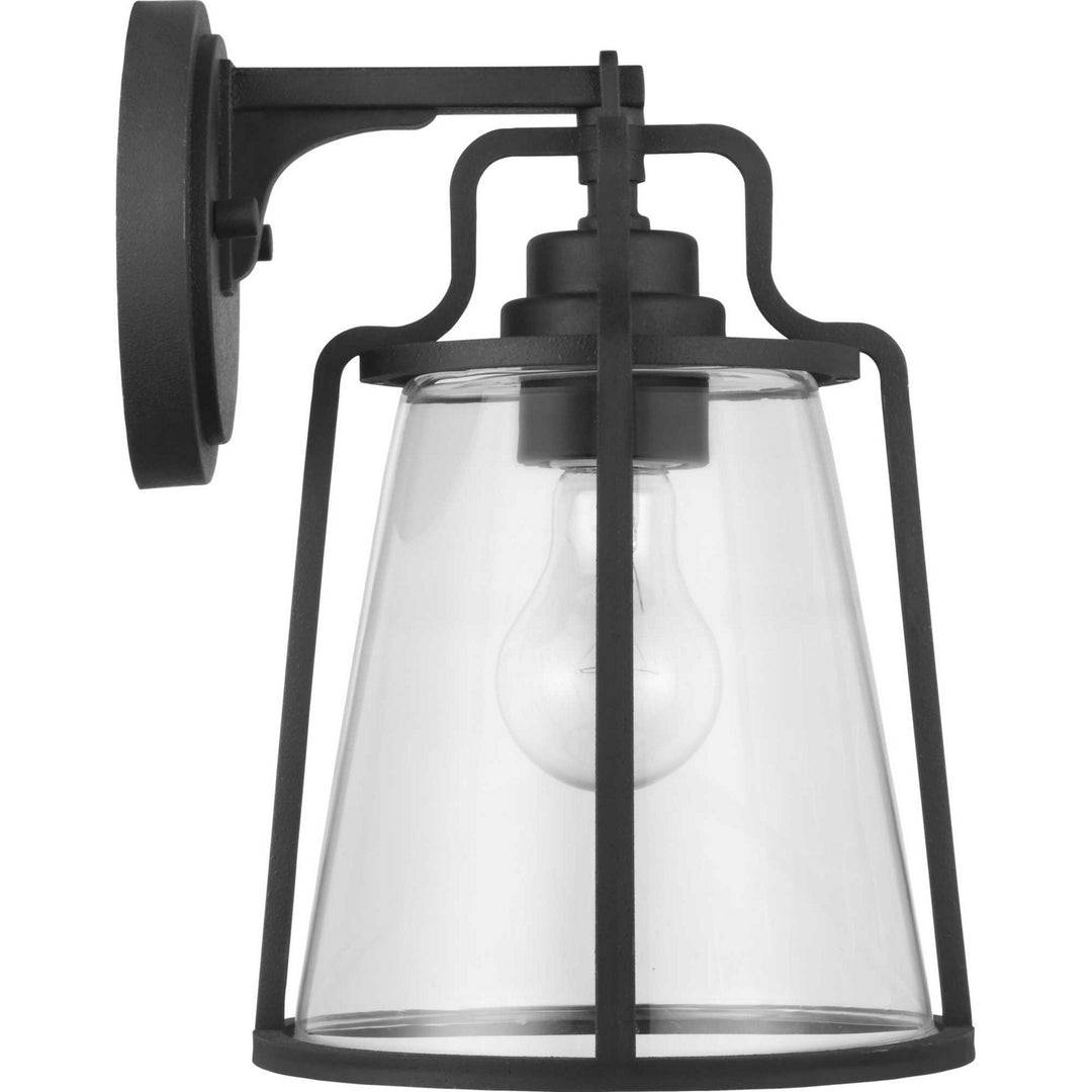 Progress Lighting P560178-031 Benton Harbor One Light Wall Lantern Outdoor Black
