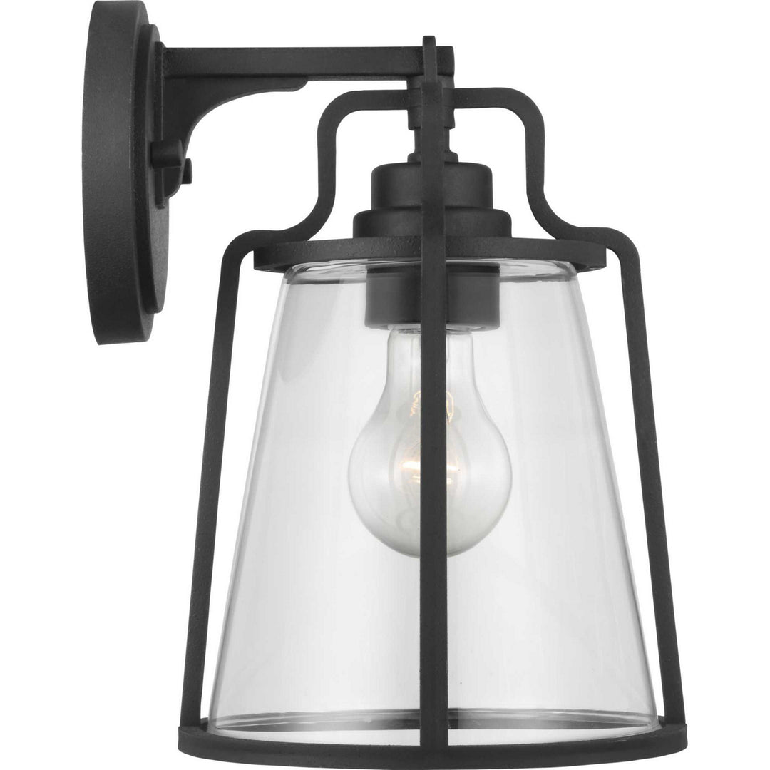 Progress Lighting P560178-031 Benton Harbor One Light Wall Lantern Outdoor Black
