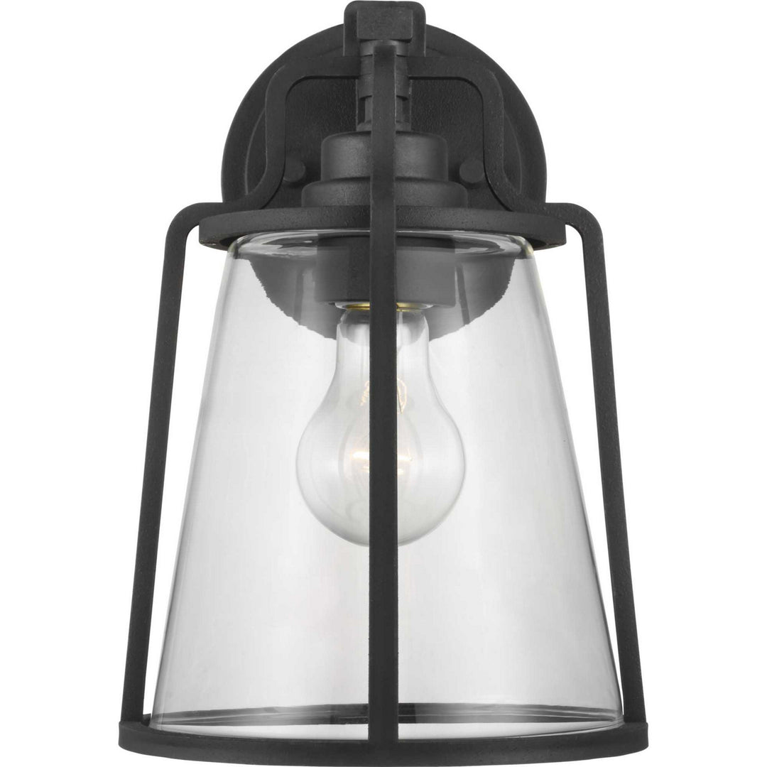 Progress Lighting P560178-031 Benton Harbor One Light Wall Lantern Outdoor Black