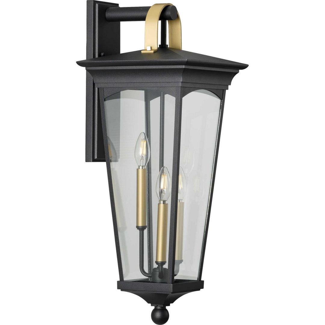 Progress Lighting P560184-031 Chatsworth Three Light Wall Lantern Outdoor Black