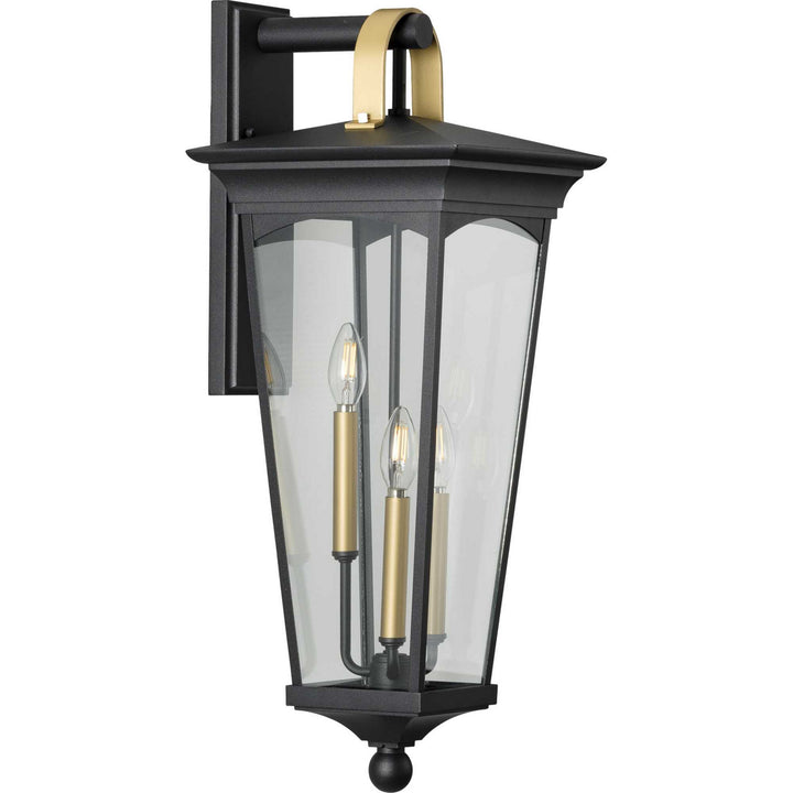 Progress Lighting P560184-031 Chatsworth Three Light Wall Lantern Outdoor Black