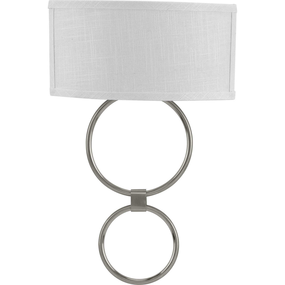 Progress LED Shaded Sconce P710058-009-30 Wall Light - Brushed Nickel