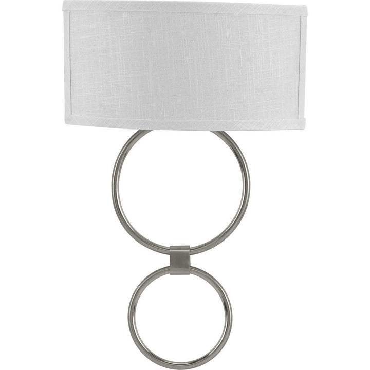 Progress LED Shaded Sconce P710058-009-30 Wall Light - Brushed Nickel