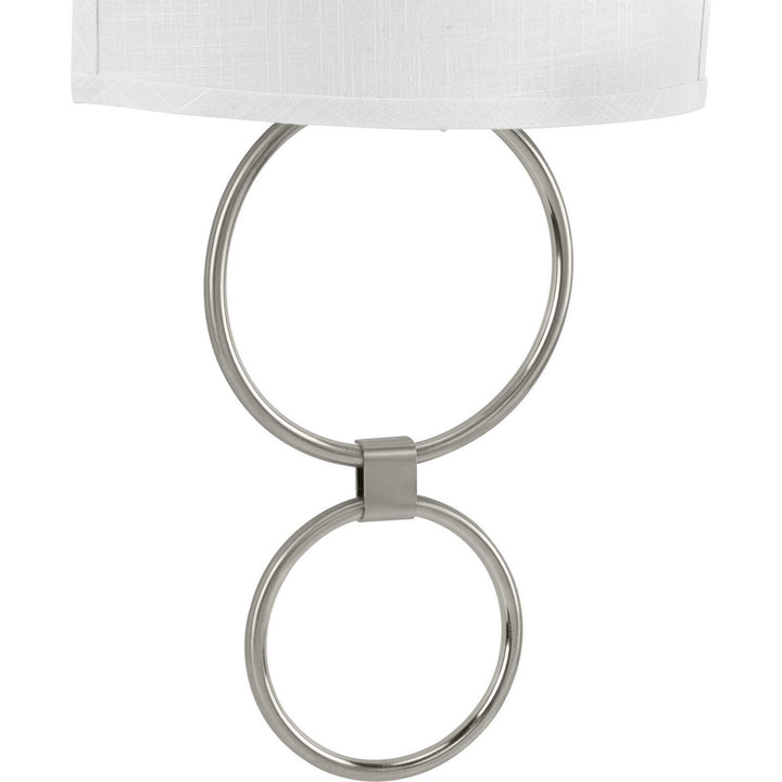 Progress LED Shaded Sconce P710058-009-30 Wall Light - Brushed Nickel